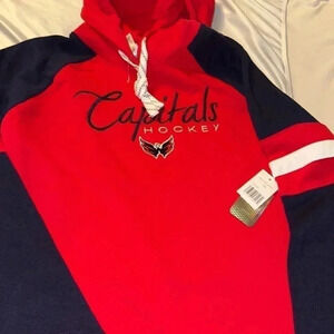 Mens NHL Washington Capitals Jersey Hoodie- Sz Medium